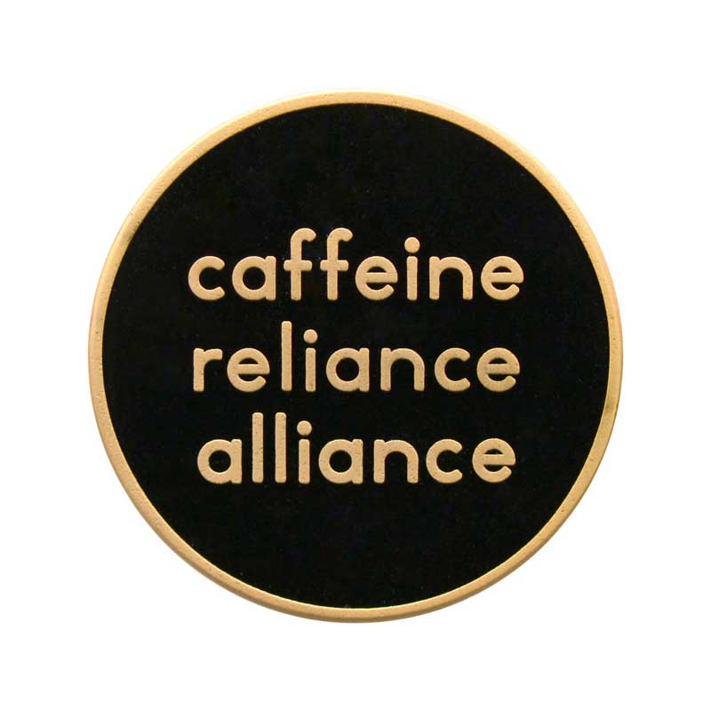 Caffeine Reliance Alliance Pin Alphabet Bags cut out