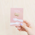 Alphabet Bags Hug Pin Held