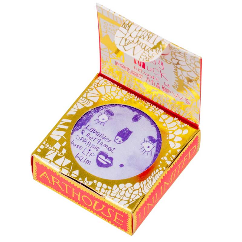 Arthouse Lady Muck Lip Balm Lavender Front