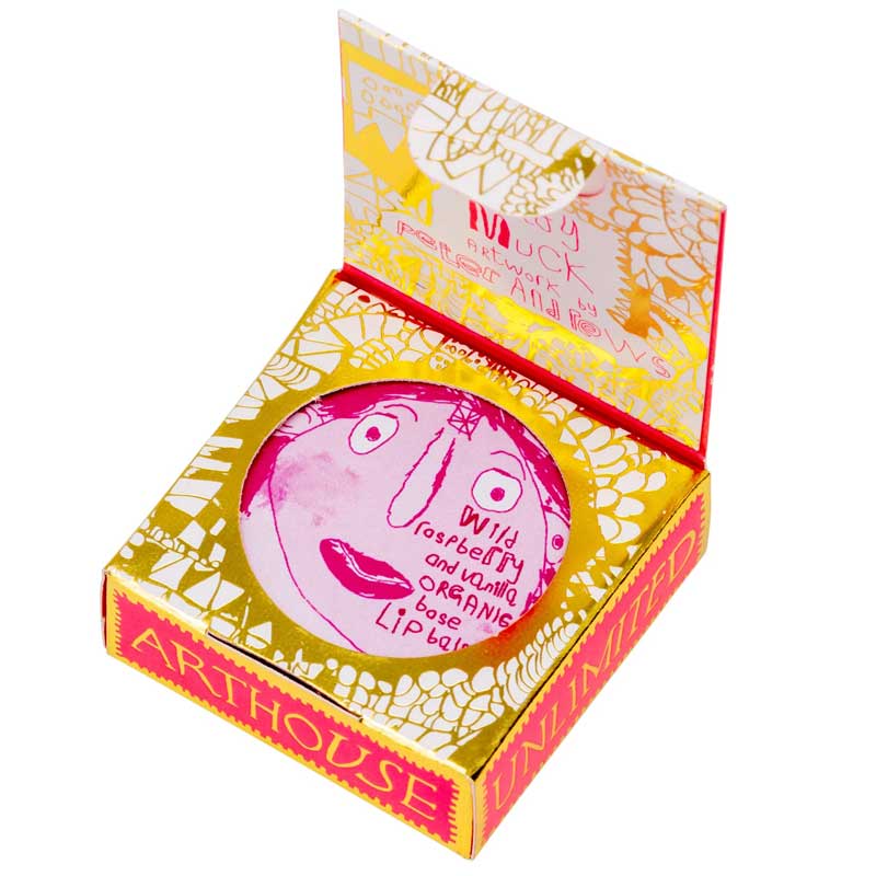 Arthouse Lady Muck Lip Balm Raspberry front