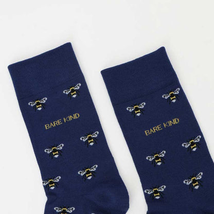 Bare Kind Save the Bee Small Motif Men's Socks Tops