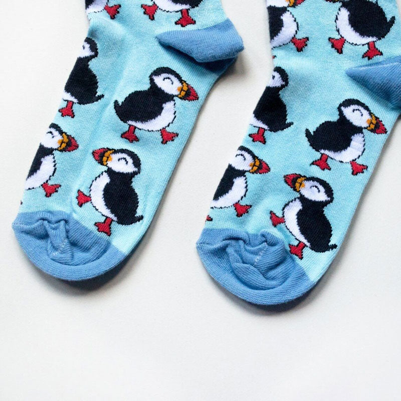 Bare Kind Save the Puffins Men's Socks