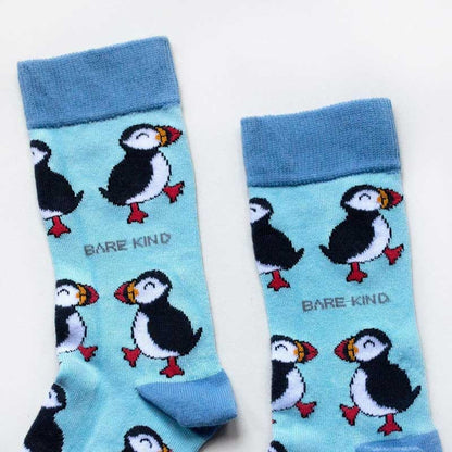 Bare Kind Save the Puffins Men's Socks Postboxed