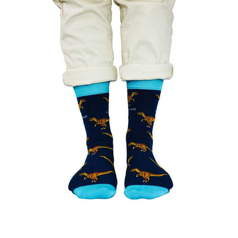 Bare Kind Velociraptor Men's Socks Fronts