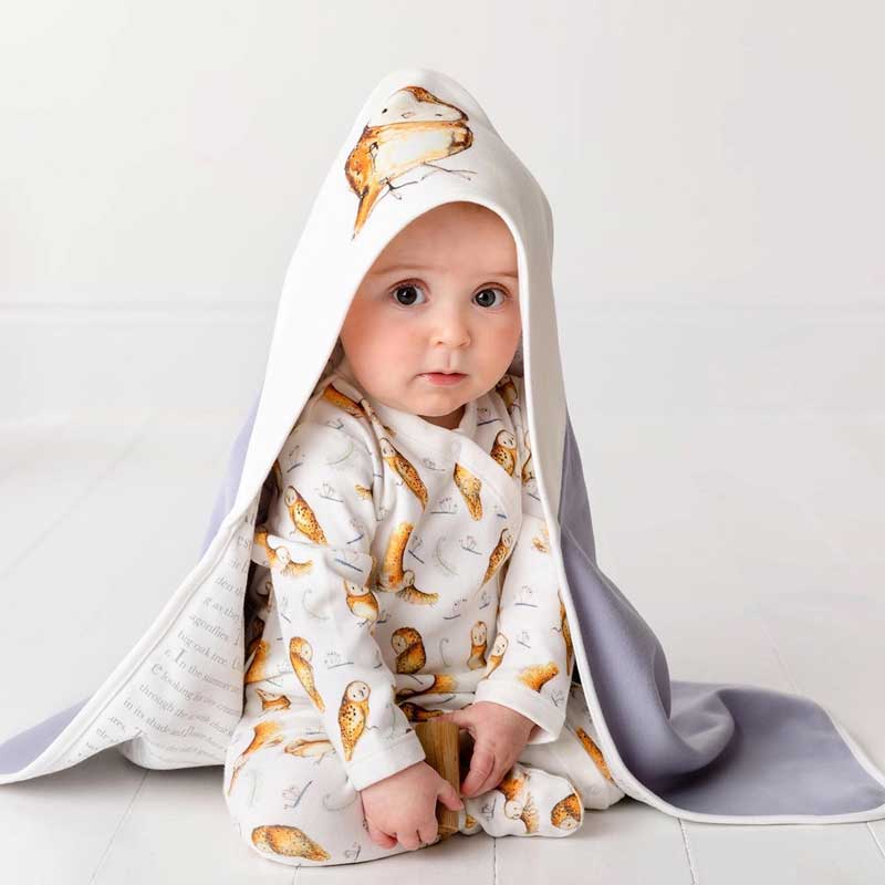 Catherine Rayner Pure Cotton Baby Wrap blankets Postboxed