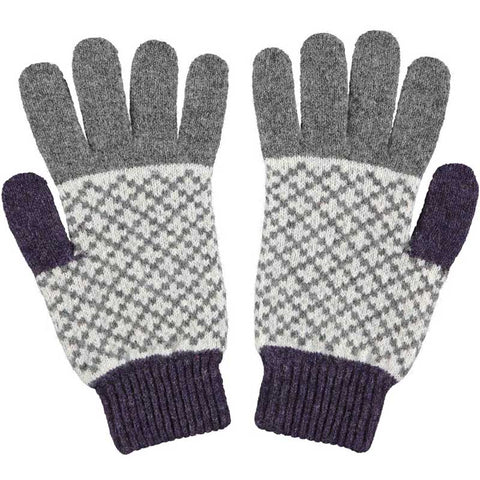 Men's Lambswool Gloves grey