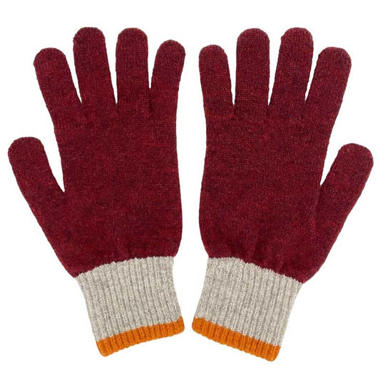 Men's Lambswool Gloves grey