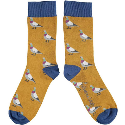 Catherine Tough Women's Organic Pigeon Socks (ginger) Postboxed cut out