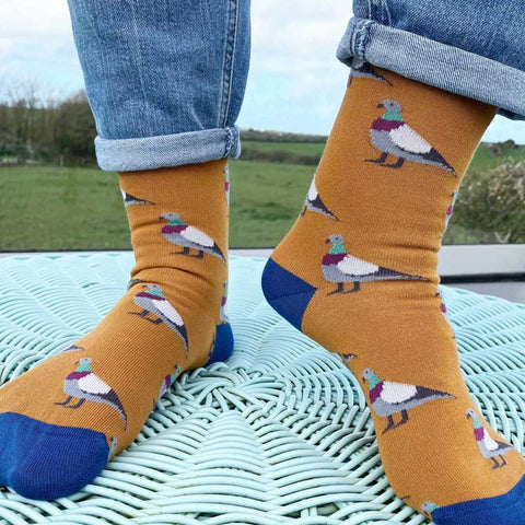 Catherine Tough Women's Organic Pigeon Socks (ginger)