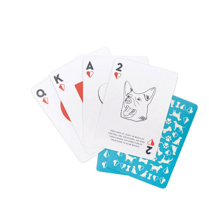 Dog Trivia Playing Cards Inside