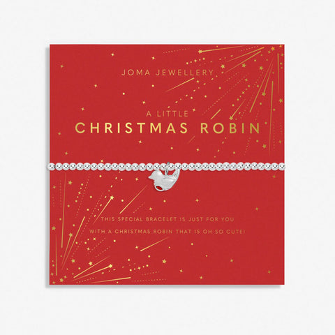 Joma Jewellery A Little Christmas Robin Bracelet