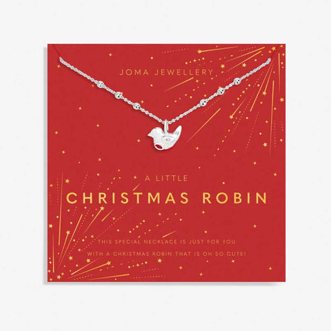 Joma Jewellery A Little Christmas Robin Necklace