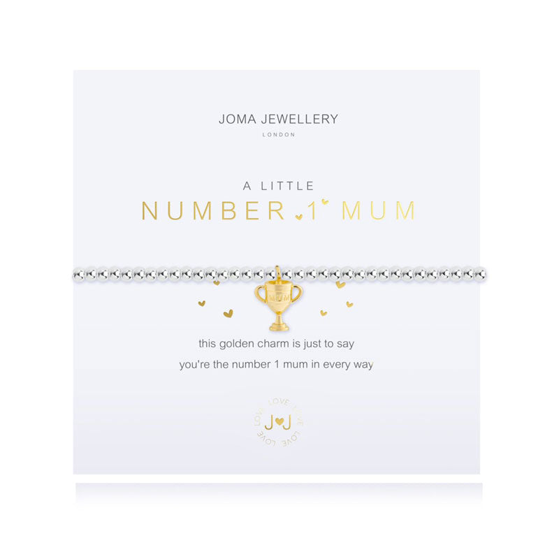 Joma Jewellery A Little Number 1 Mum Bracelet packaged