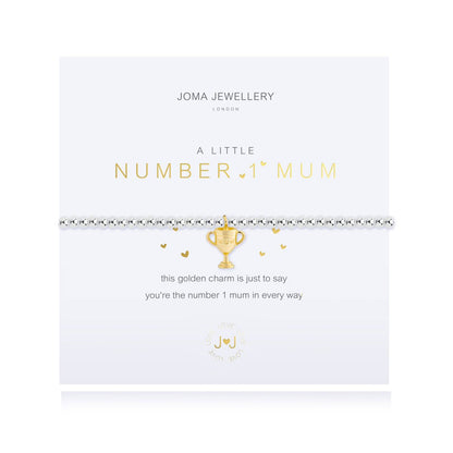 Joma Jewellery A Little Number 1 Mum Bracelet packaged