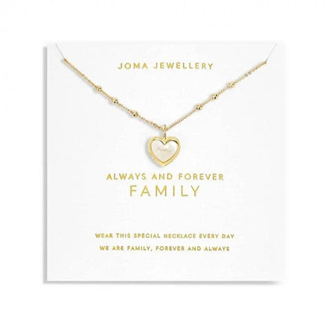 Joma Jewellery Always & Forever Family Necklace Postboxed