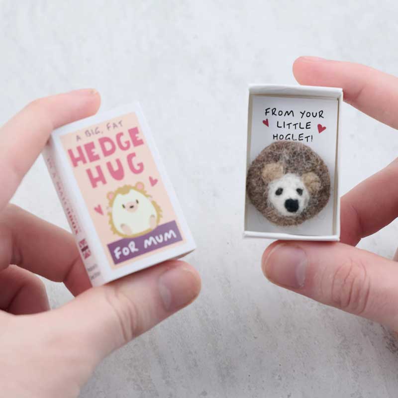 A Big Fat Hedgehug For Mum In A Matchbox open