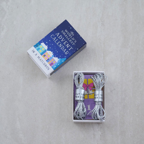 Marvling Bros World's Smallest Advent Calendar In A Matchbox Open