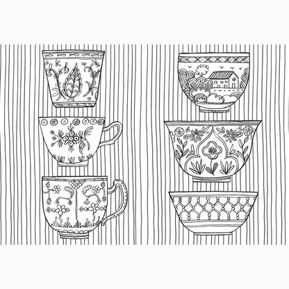 Mindfulness Colouring Book Cups