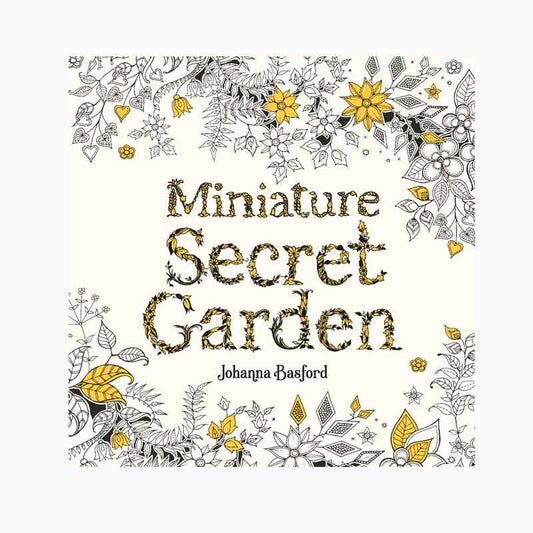 Miniature Secret Garden Colouring Book Front Cover