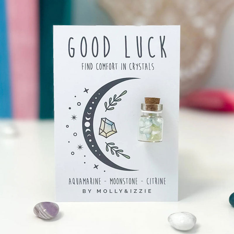 Molly & Izzie Jar Of Crystals (Good Luck)