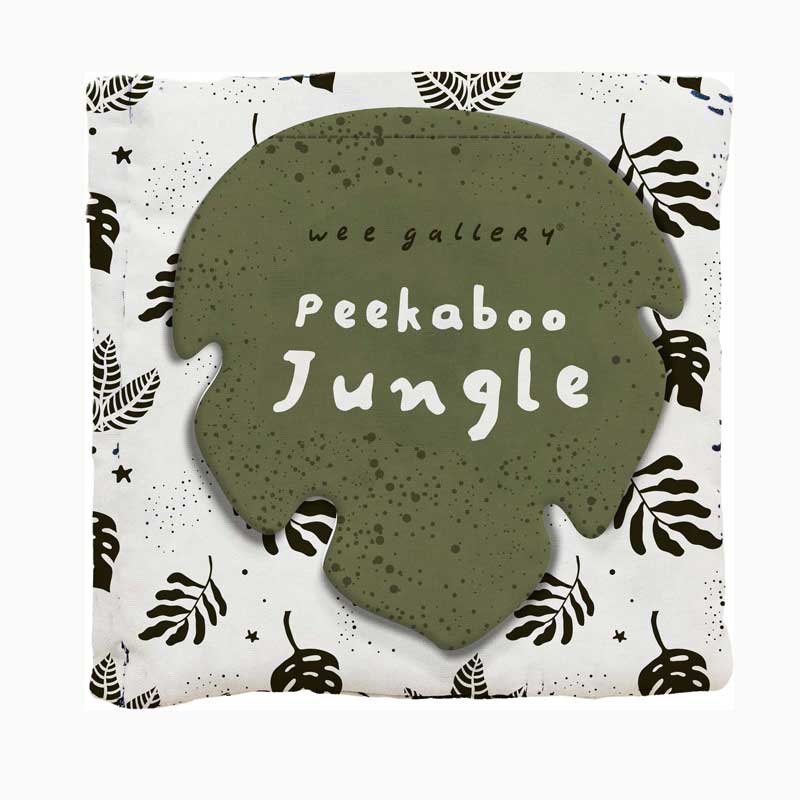 Peekaboo Jungle (Wee Gallery Cloth Book) Postboxed