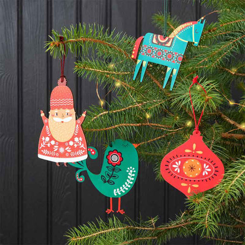 Wooden Christmas Decorations (Choose design)