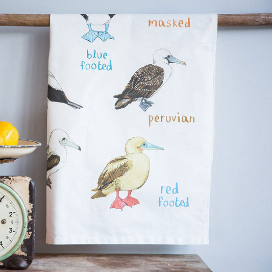 Boobies Bird Cotton Tea Towel