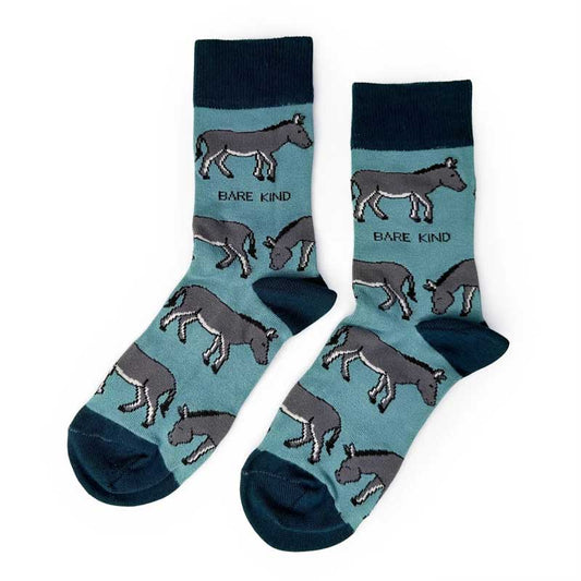 Bare Kind Save the Donkeys Men's Socks Postboxed