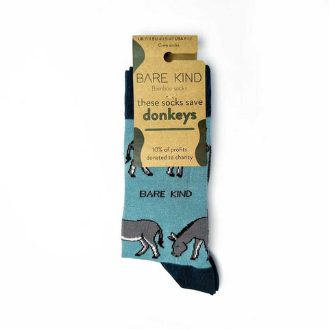 Bare Kind Save the Donkeys Women's Socks