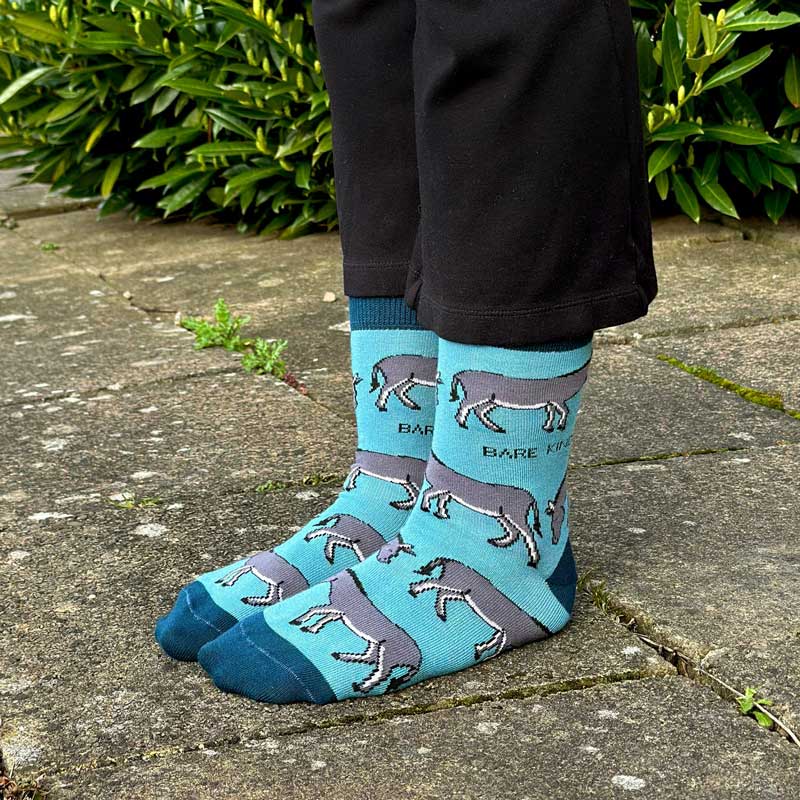 Bare Kind Save the Donkeys Women's Socks