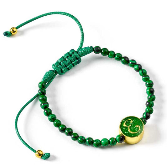 Wicked Elphaba Emerald Green Malachite Friendship Bracelet