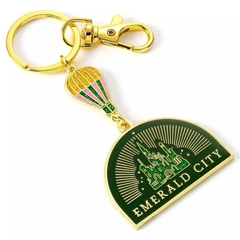 Wicked Emerald City Hot Air Balloon Keyring