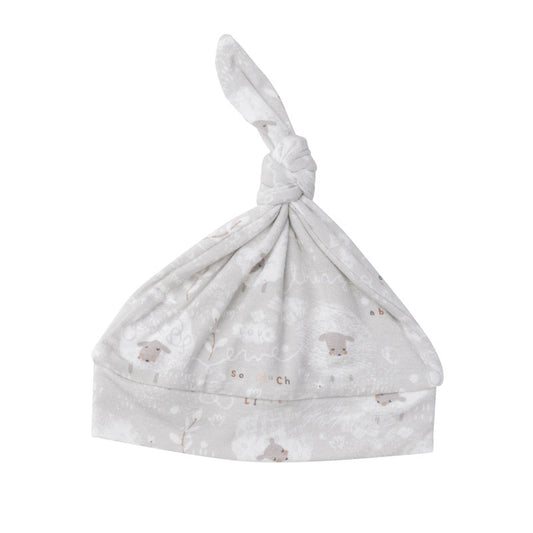 Angel Dear Sheep Love Ewe Knotted Hat (0-3m)