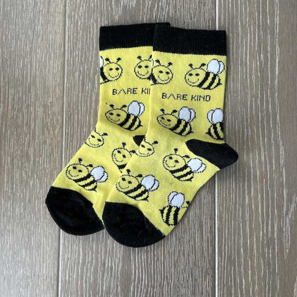 Bare Kind Save the Bees Kids' Socks On Table