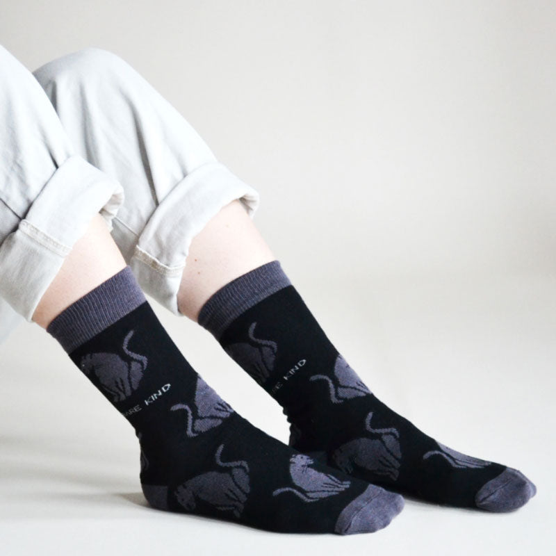 Bare Kind Save the Black Panther Men's Socks Lifestyle