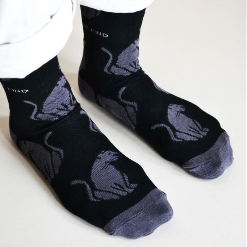 Bare Kind Save the Black Panther Men's Socks Feet