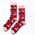 Bare Kind Save the Flamingos Women's Socks Cut OUt