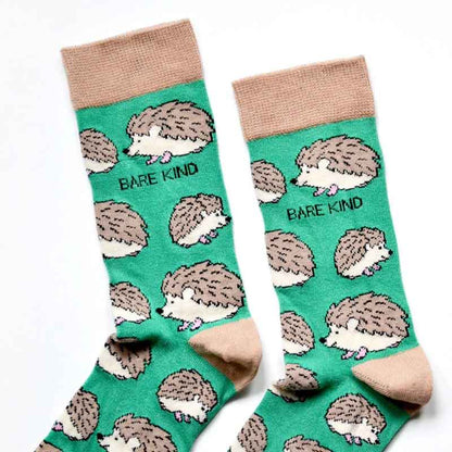 Bare Kind Save the Hedgehogs Men's Socks tops