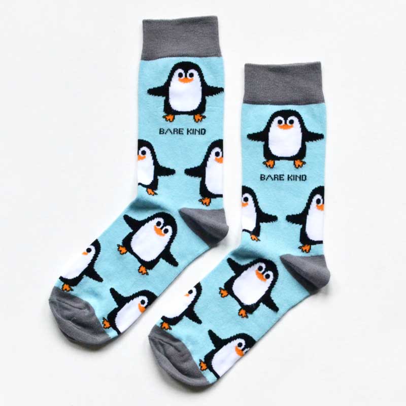 Bare Kind Save the Penguins Women's Socks Cut Out