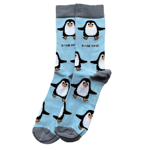 Bare Kind Save the Penguins Men's Socks Together