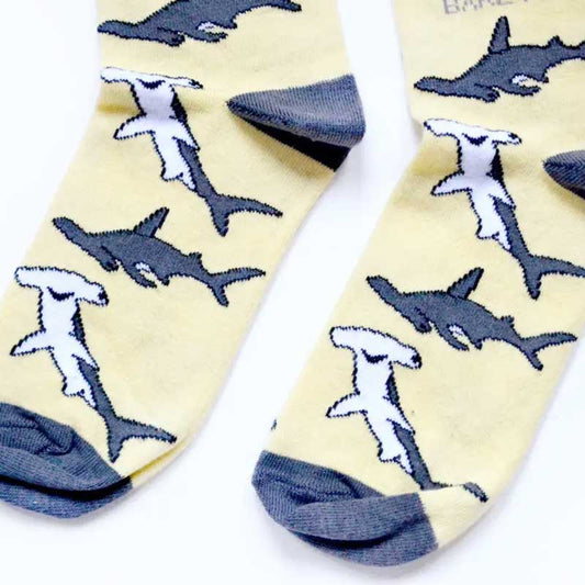 Bare Kind Save the Sharks Women's Socks Cut Out