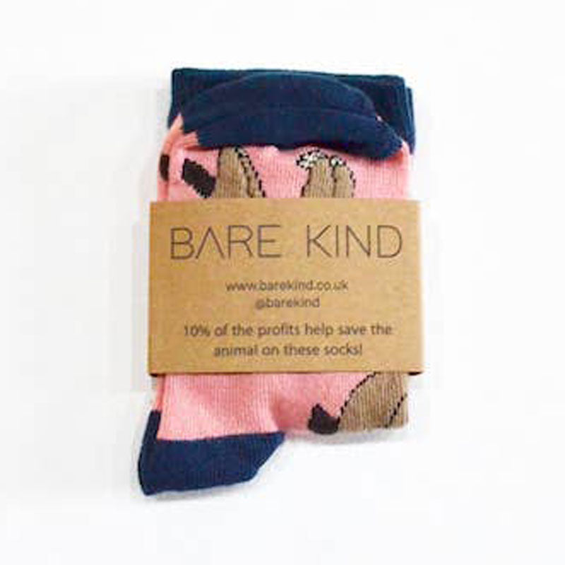 Bare Kind Save the Sloths Kids' Socks Packaged