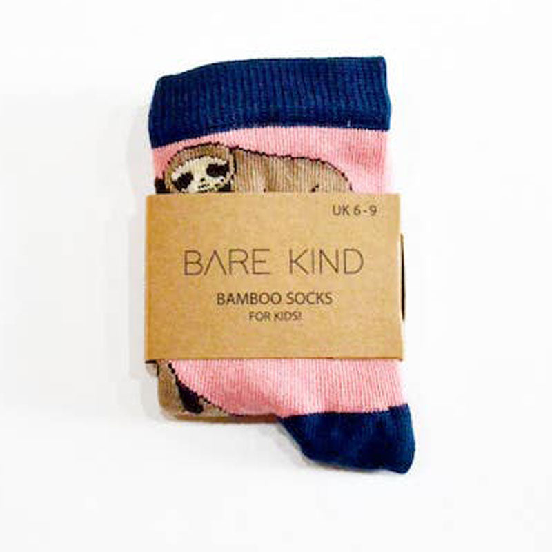 Bare Kind Save the Sloths Kids' Socks Packaged Again