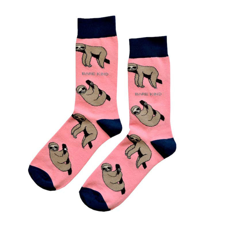 Bare Kind Save the Sloths Women's Socks Cut Out