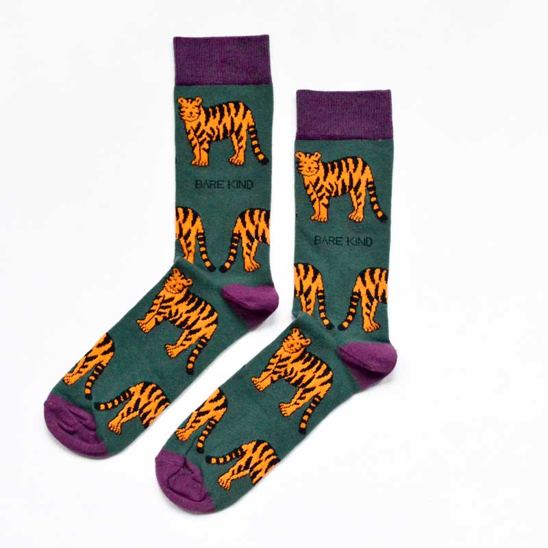 Bare Kind Save the Tigers Men's Socks