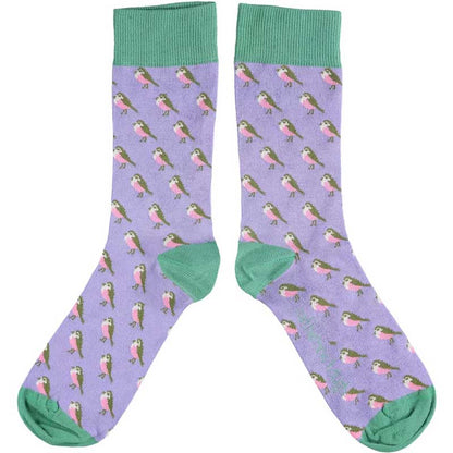 Catherine Tough Women's Organic Robin Socks (lilac)