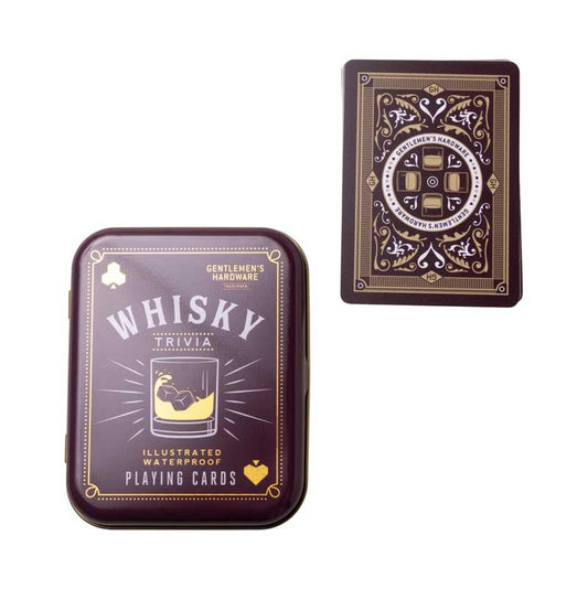 Gentlemen's Hardware Whisky Playing Cards Closed