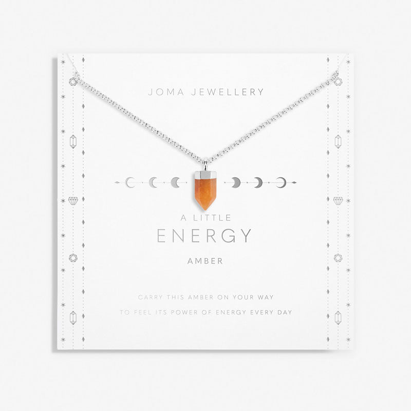 A Little Affirmation Crystal Energy Necklace