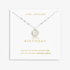 Joma Jewellery Happy Birthday Silver Necklace Postbxoed