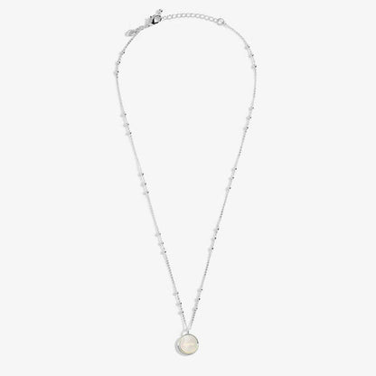 Joma Jewellery Happy Birthday Silver Necklace full 